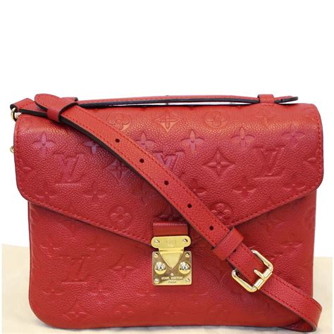 lv pochette metis red|Lv pochette metis empreinte.